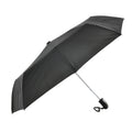 Black - Front - Mens Automatic Opening Walking Umbrella