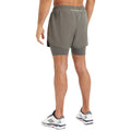Gunmetal Grey - Side - Umbro Mens Pro Training Elite Hybrid Shorts