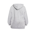 Grey Marl-White - Back - Umbro Womens-Ladies Club Leisure Full Zip Hoodie