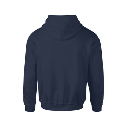 Navy-White - Back - Umbro Womens-Ladies Club Leisure Hoodie