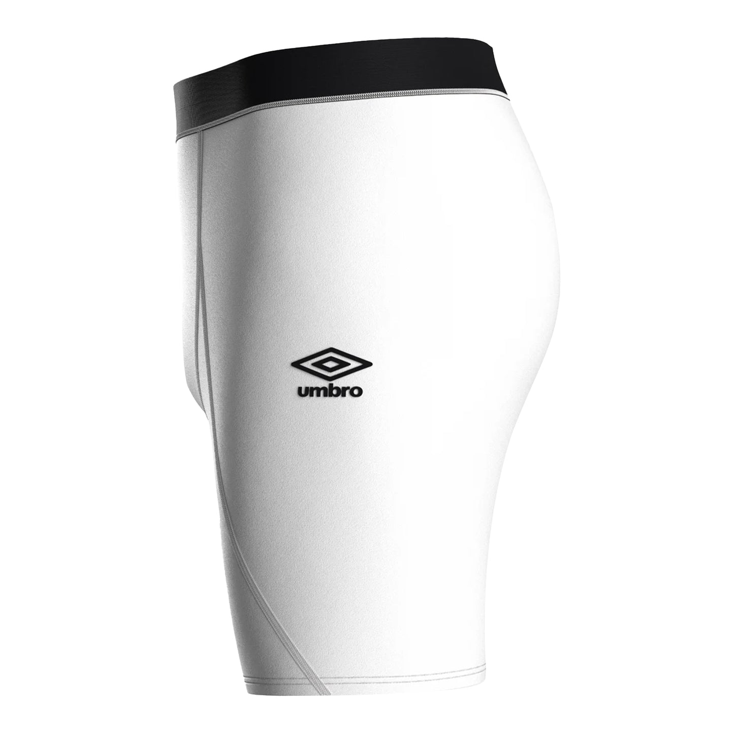 White - Lifestyle - Umbro Mens Core Power Logo Base Layer Shorts