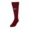 New Claret - Front - Umbro Childrens-Kids Classico Socks