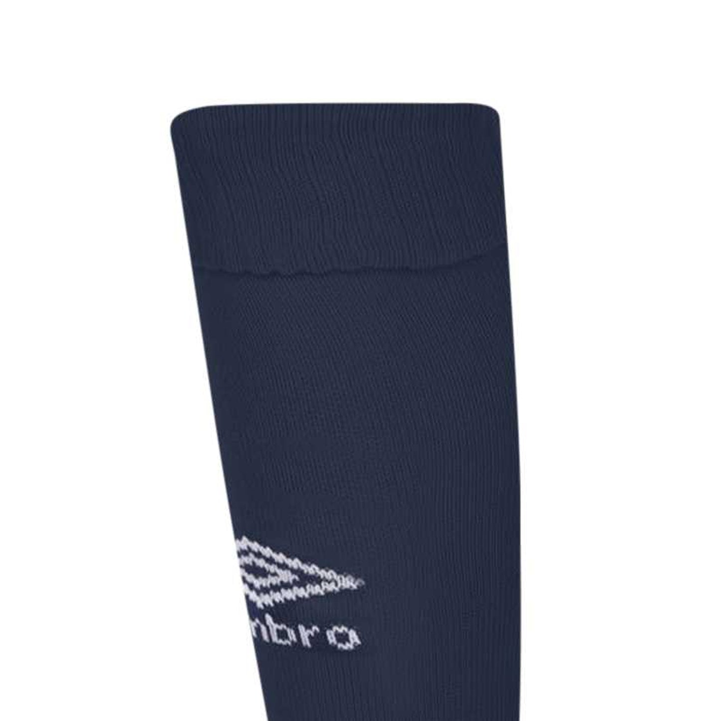Navy-White - Side - Umbro Childrens-Kids Classico Socks