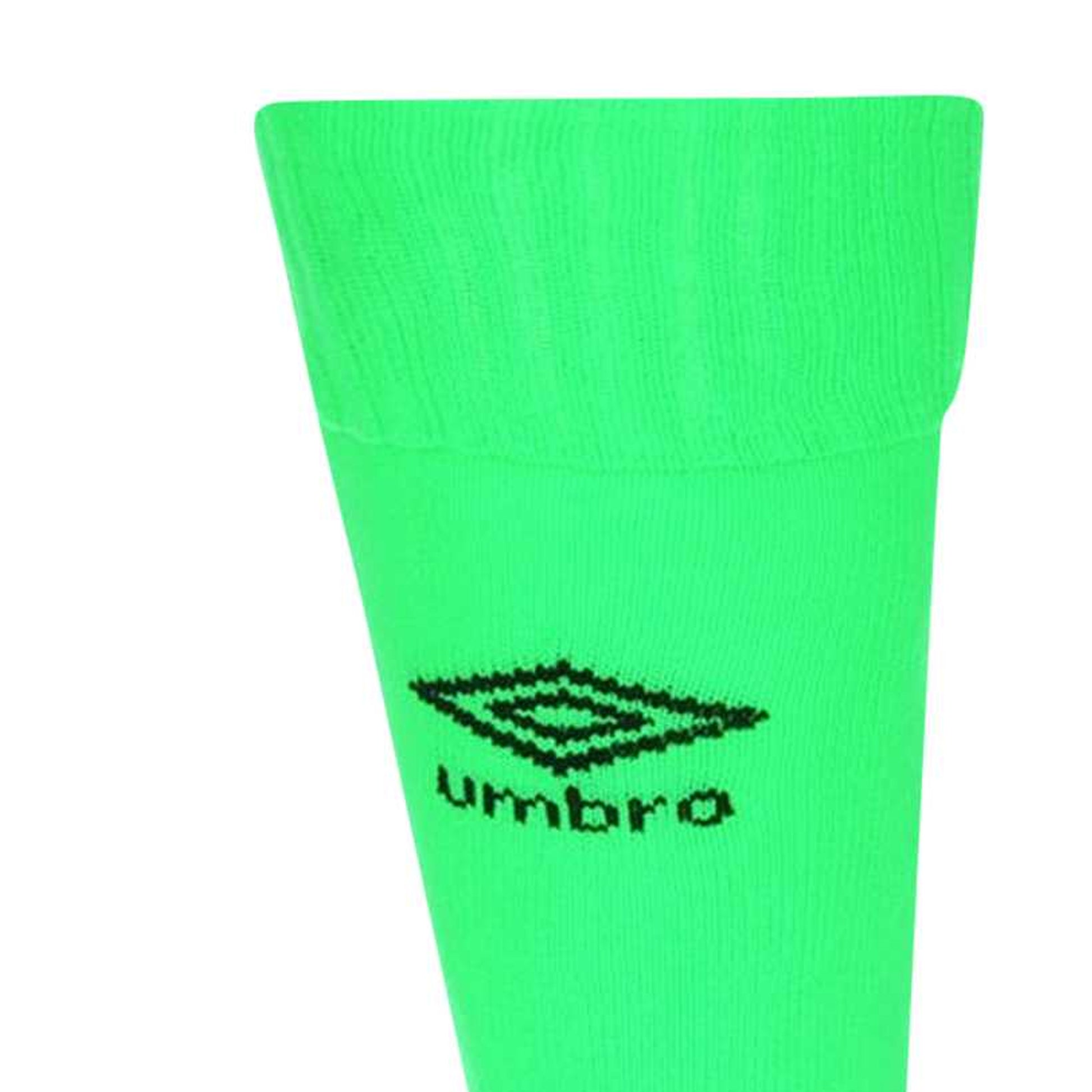 Green Gecko - Side - Umbro Childrens-Kids Classico Socks