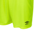 Safety Yellow-Carbon - Side - Umbro Childrens-Kids Club II Shorts