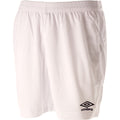 White - Front - Umbro Childrens-Kids Club II Shorts