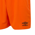 Shocking Orange - Side - Umbro Childrens-Kids Club II Shorts