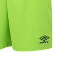 Green Gecko - Side - Umbro Childrens-Kids Club II Shorts