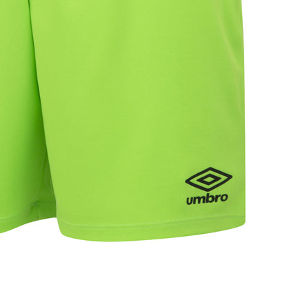 Green Gecko - Side - Umbro Childrens-Kids Club II Shorts
