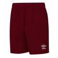 New Claret - Front - Umbro Childrens-Kids Club II Shorts