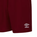 New Claret - Side - Umbro Childrens-Kids Club II Shorts