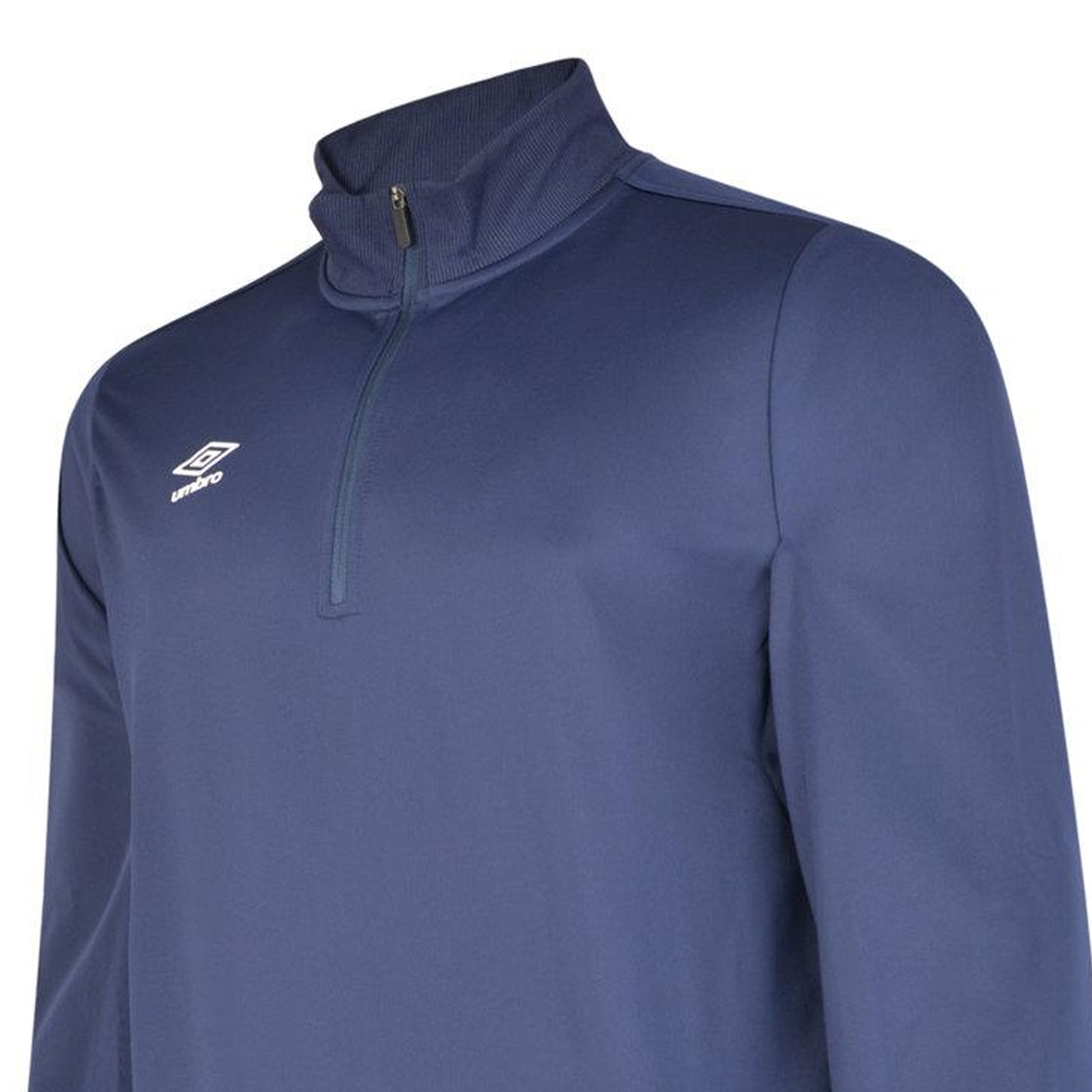 Dark Navy - Side - Umbro Childrens-Kids Club Essential Half Zip Sweatshirt
