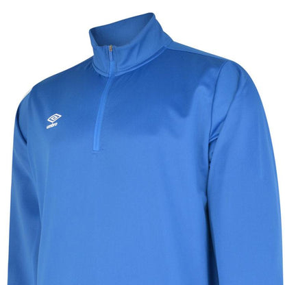 Royal Blue - Side - Umbro Childrens-Kids Club Essential Half Zip Sweatshirt