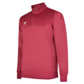 New Claret - Front - Umbro Childrens-Kids Club Essential Half Zip Sweatshirt