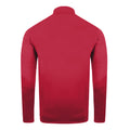 New Claret - Back - Umbro Childrens-Kids Club Essential Half Zip Sweatshirt