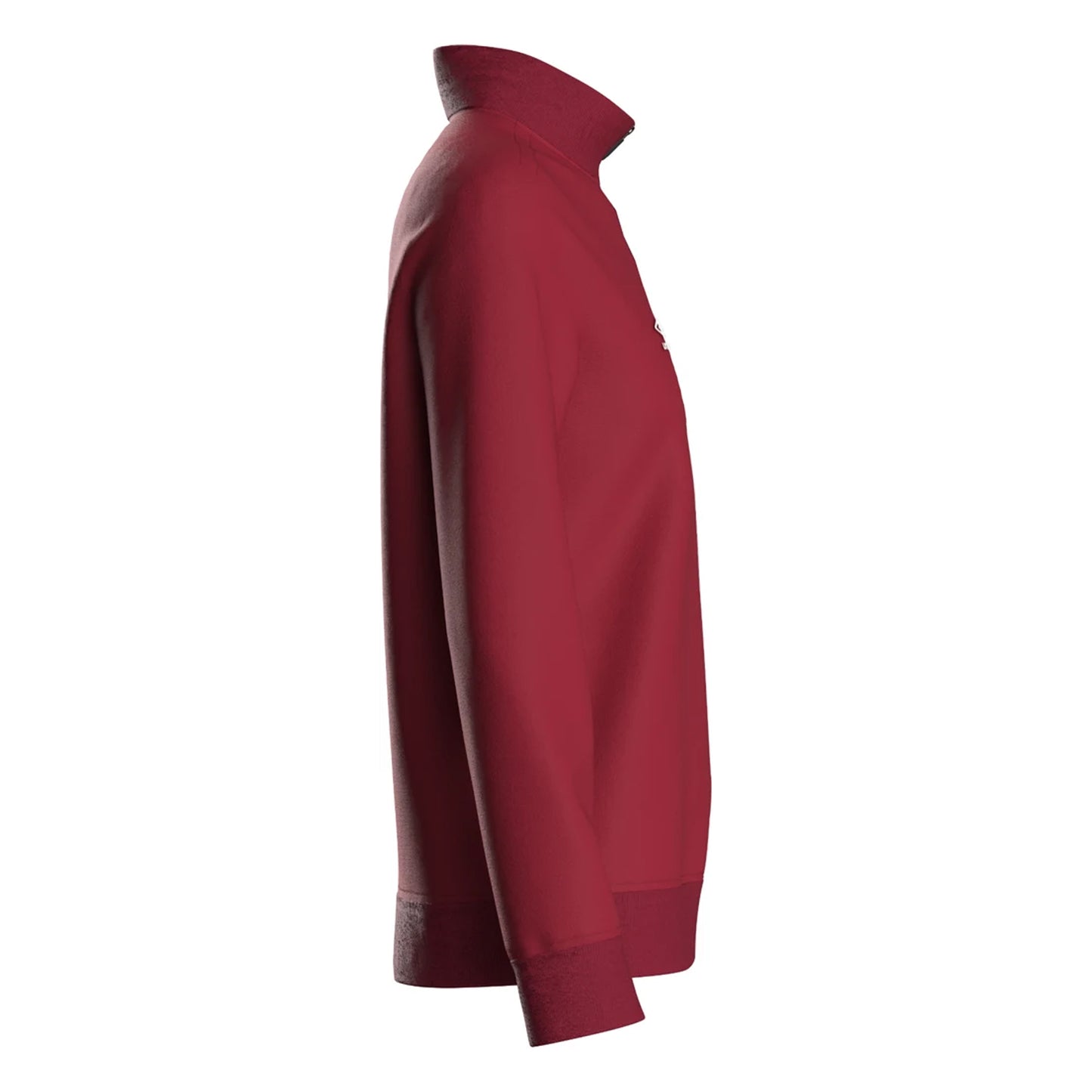 New Claret - Pack Shot - Umbro Childrens-Kids Club Essential Half Zip Sweatshirt