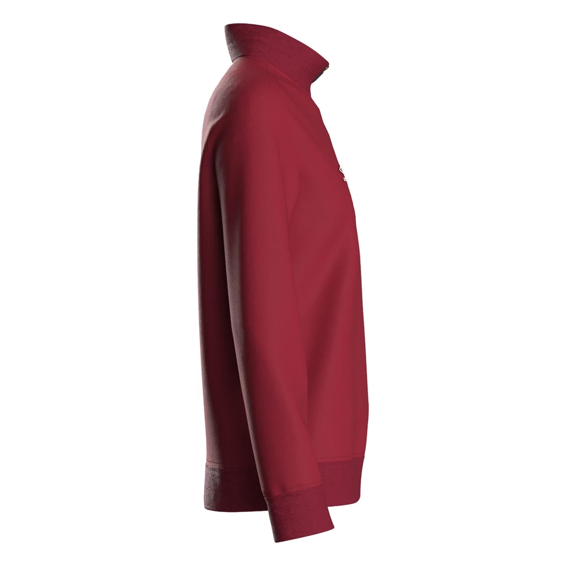 New Claret - Pack Shot - Umbro Childrens-Kids Club Essential Half Zip Sweatshirt