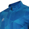 Blue Jewel - Back - Umbro Mens Maxium Quarter Zip Training Top