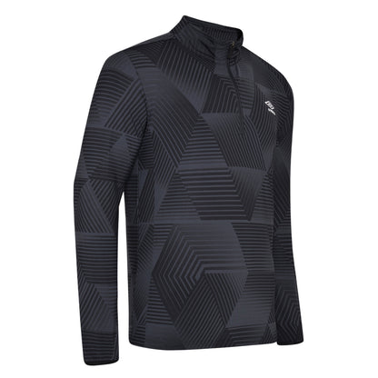 Black - Side - Umbro Mens Maxium Quarter Zip Training Top