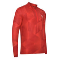 Vermillion - Side - Umbro Mens Maxium Quarter Zip Training Top