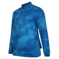 Blue Jewel - Front - Umbro Mens Maxium Quarter Zip Training Top