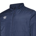 Dark Navy - Side - Umbro Mens Club Essential Bench Jacket