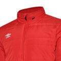 Vermillion - Side - Umbro Mens Club Essential Bench Jacket