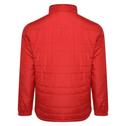 Vermillion - Back - Umbro Mens Club Essential Bench Jacket