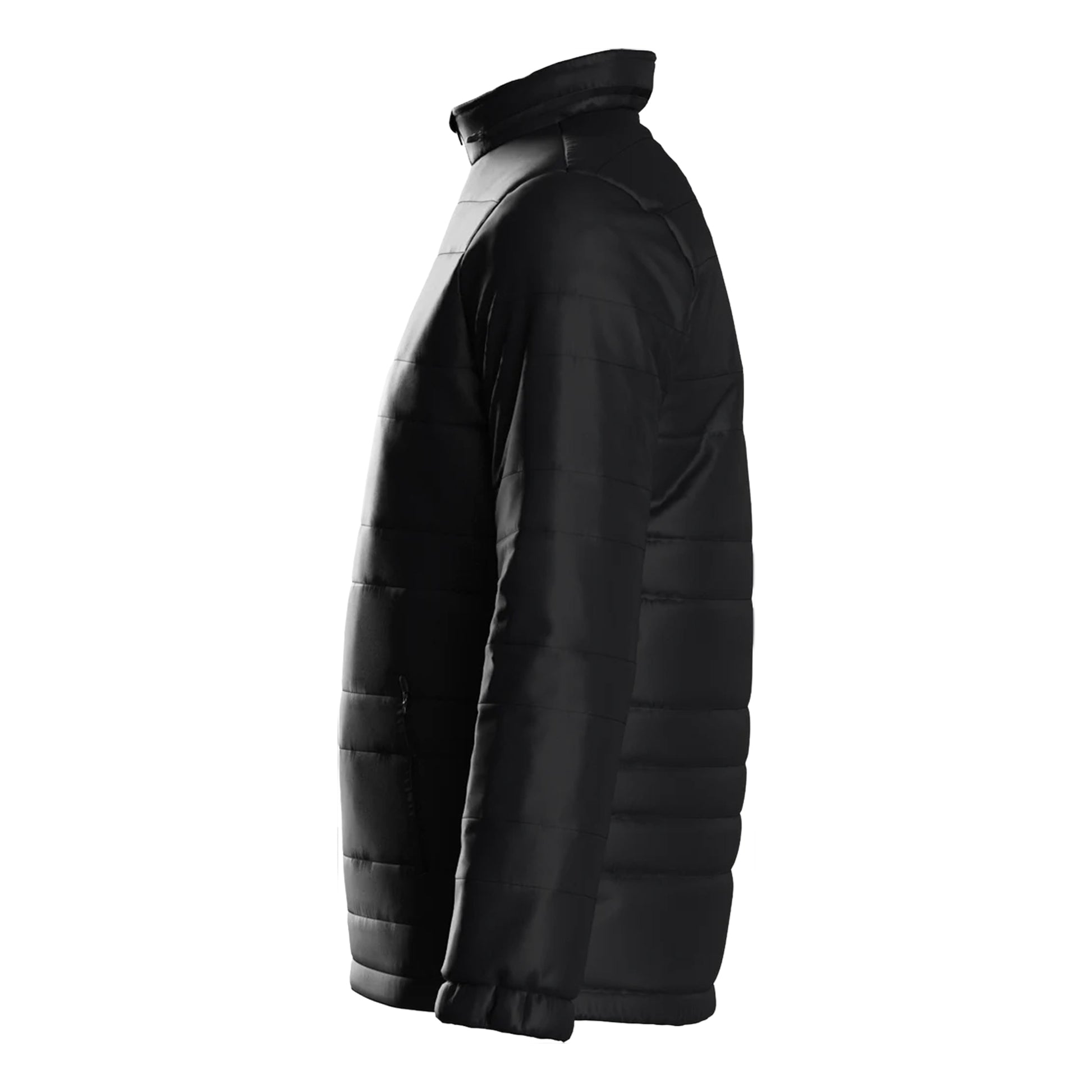 Black - Side - Umbro Mens Club Essential Bench Jacket