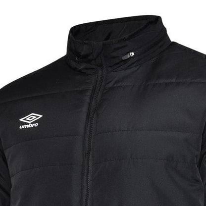 Black - Lifestyle - Umbro Mens Club Essential Bench Jacket
