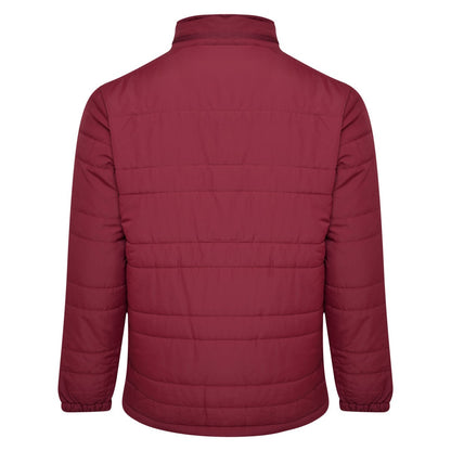 New Claret - Back - Umbro Mens Club Essential Bench Jacket
