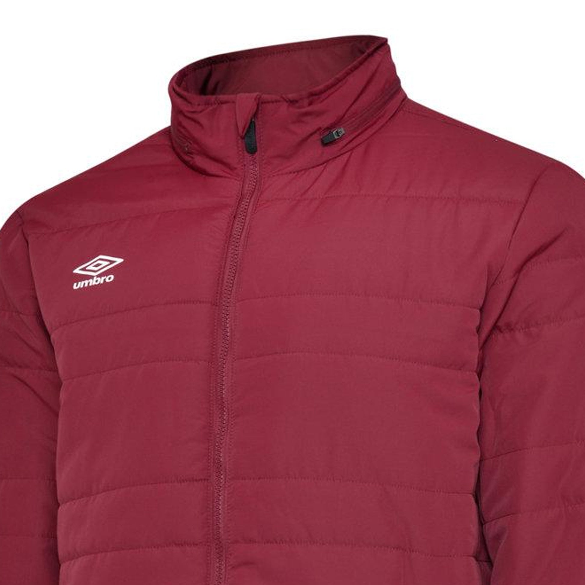 New Claret - Lifestyle - Umbro Mens Club Essential Bench Jacket
