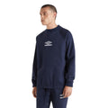 Dark Navy - Lifestyle - Umbro Mens Logo Drill Top