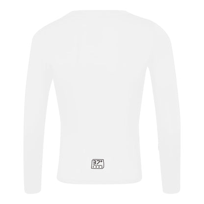 White - Back - Umbro Childrens-Kids Core Long-Sleeved Base Layer Top