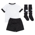 White-Black - Back - Umbro Childrens-Kids 22-23 Derby County FC Home Kit