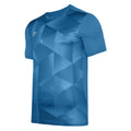 Blue Jewel-Black - Back - Umbro Childrens-Kids Maxium Football Kit