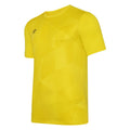 Blazing Yellow-Black - Back - Umbro Childrens-Kids Maxium Football Kit