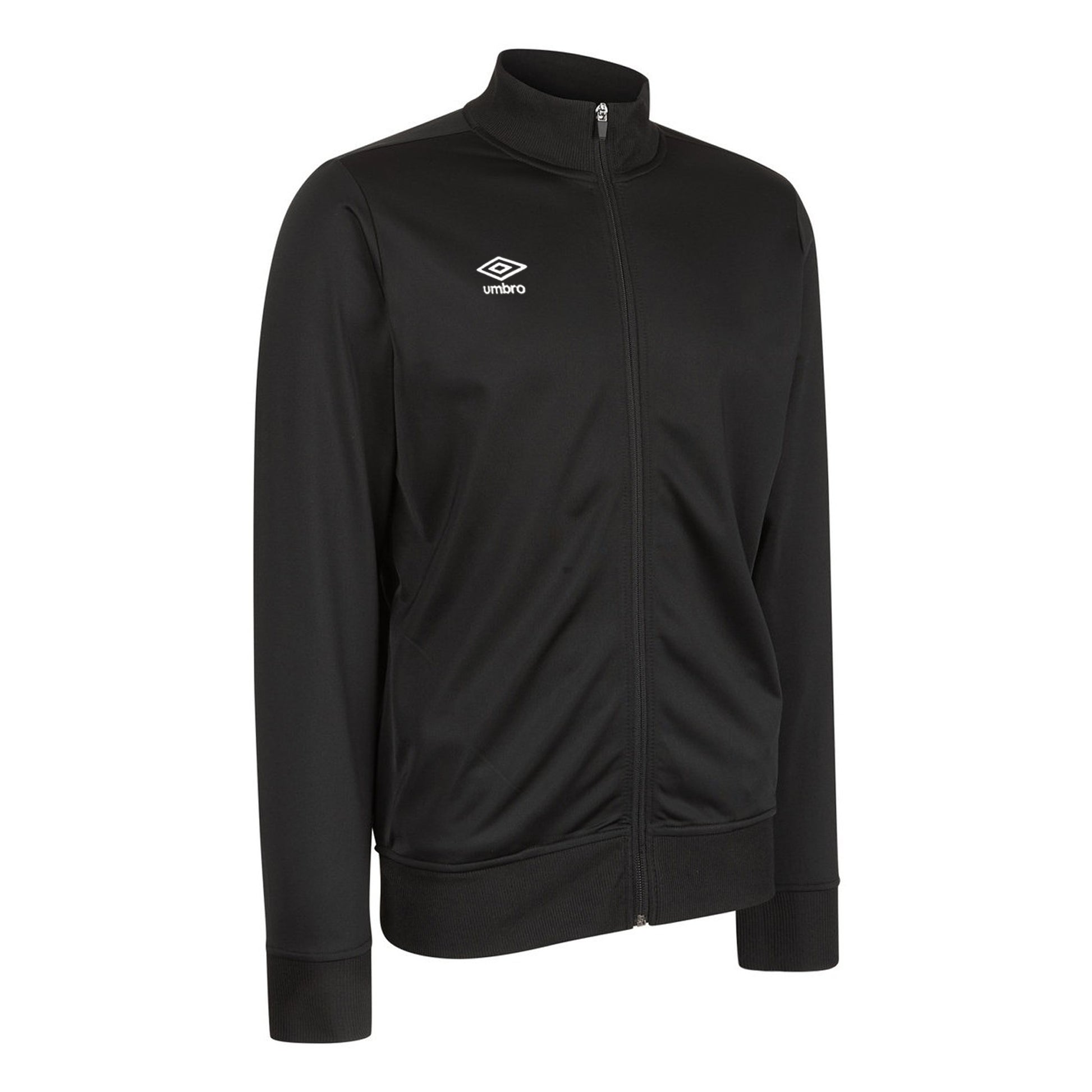 Black - Side - Umbro Mens Club Essential Jacket