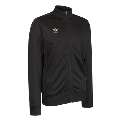 Black - Side - Umbro Mens Club Essential Jacket