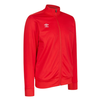 Vermillion - Side - Umbro Mens Club Essential Jacket
