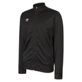 Black - Front - Umbro Mens Club Essential Jacket