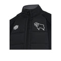 Black-Carbon - Side - Umbro Mens 22-23 Derby County FC Thermal Jacket