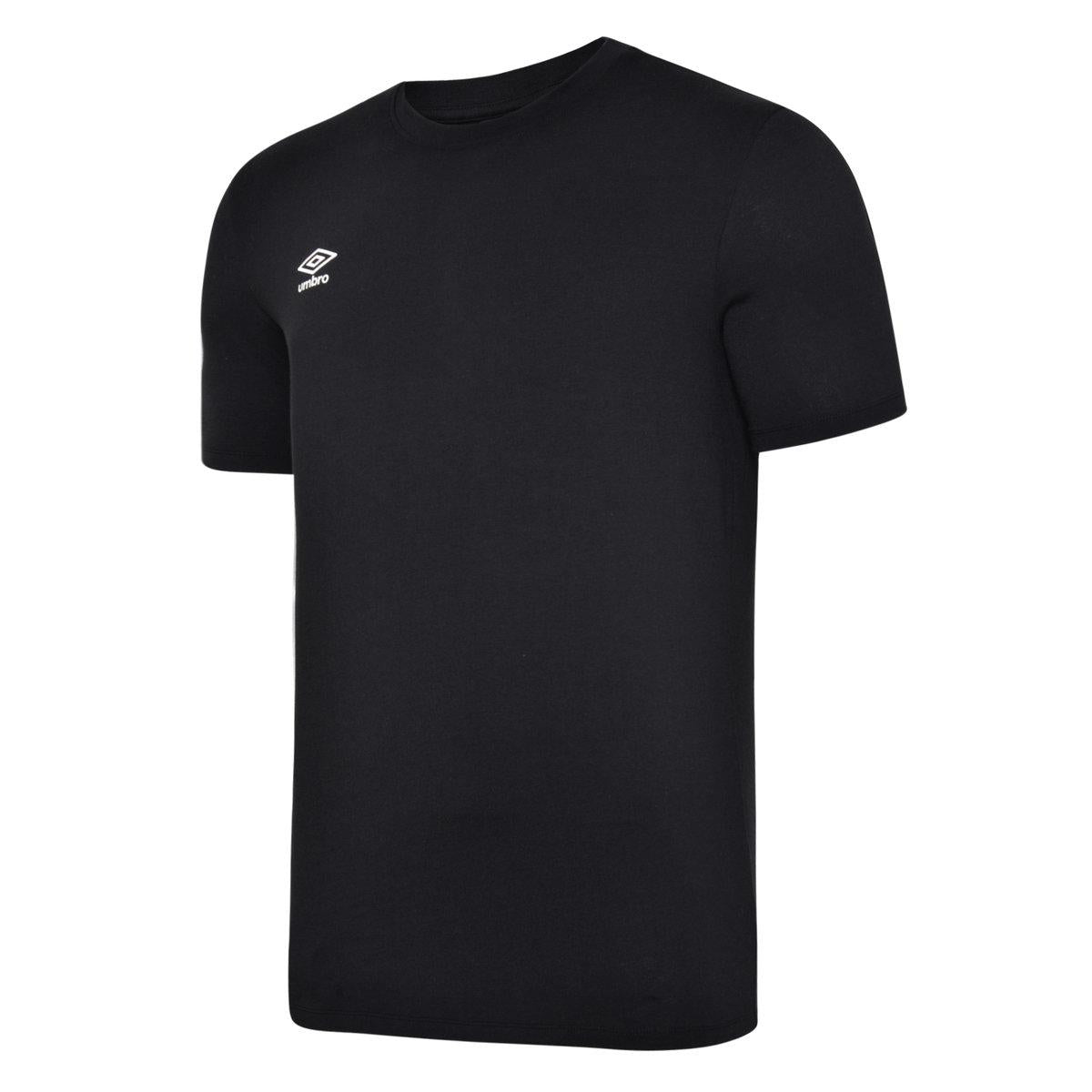 Black-White - Back - Umbro Childrens-Kids Club Leisure T-Shirt