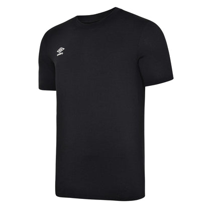 Black-White - Back - Umbro Childrens-Kids Club Leisure T-Shirt