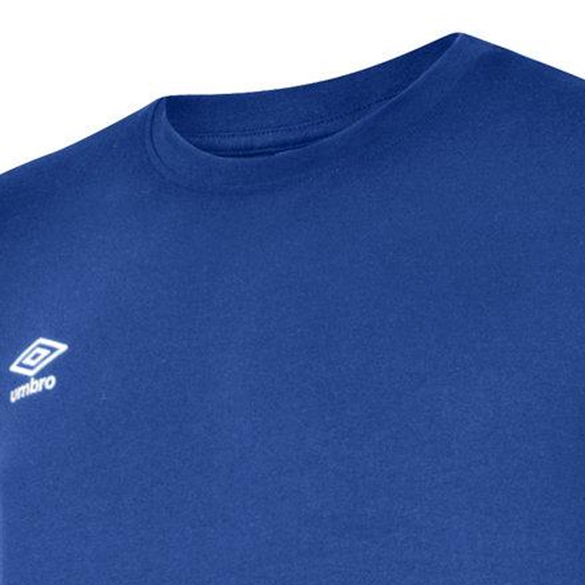 Royal Blue-White - Lifestyle - Umbro Childrens-Kids Club Leisure T-Shirt
