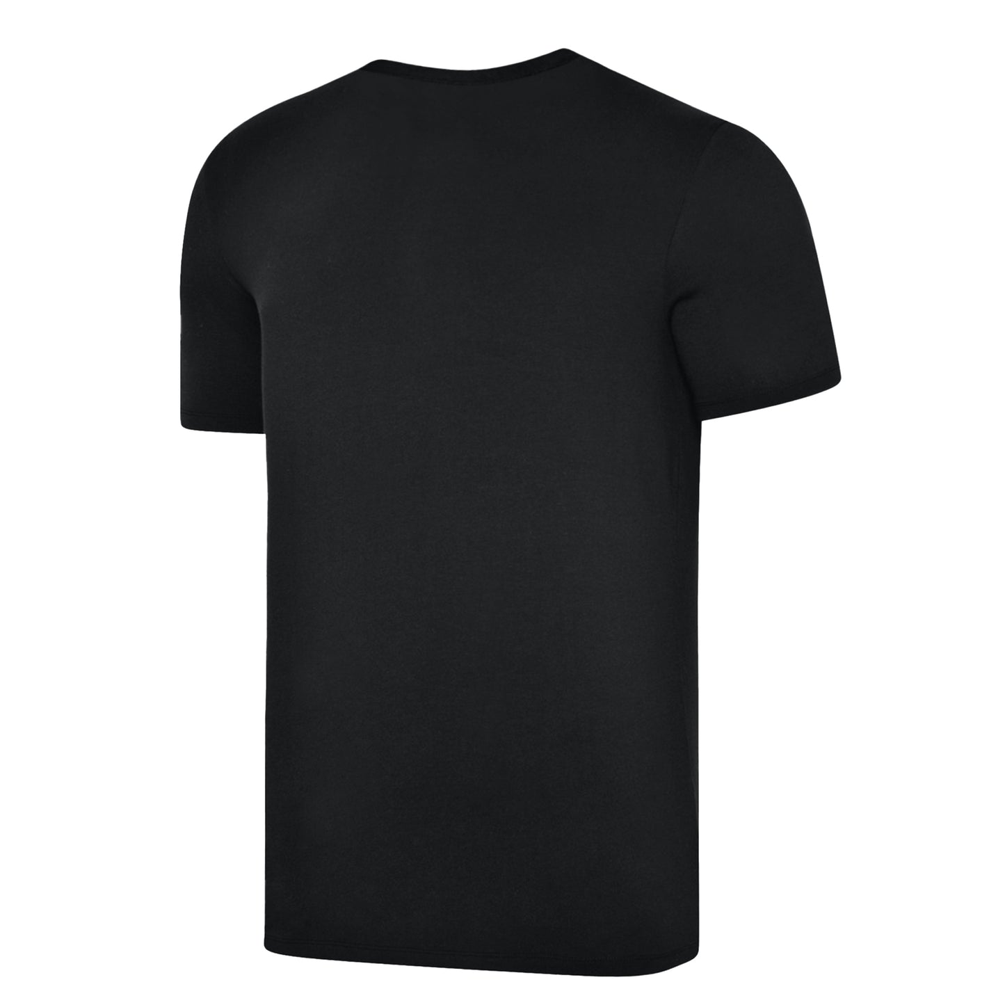 Black-White - Side - Umbro Childrens-Kids Club Leisure T-Shirt