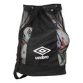 Black-White - Back - Umbro Logo Football Bag