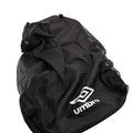Black-White - Side - Umbro Logo Football Bag