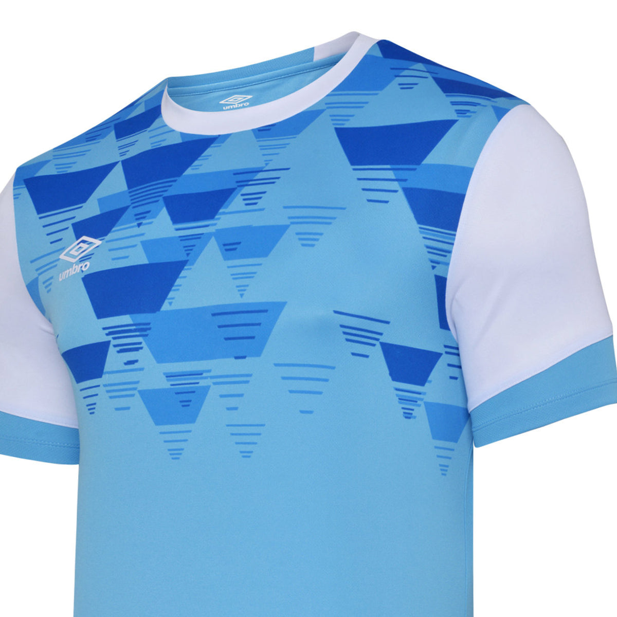 Sky Blue-White - Side - Umbro Mens Vier Jersey