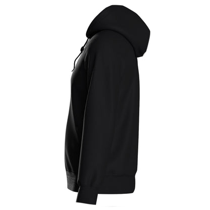 Black - Side - Umbro Childrens-Kids Club Essential Polyester Drawstring Hoodie